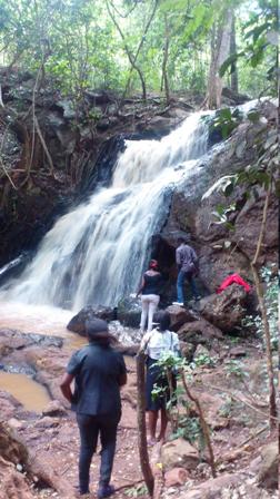 water falls Karura Forest Reserve