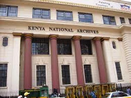 Kenya National Archives building outside