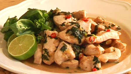 Kuku Na Nazi Appetizers ( Chicken with Coconut Milk)