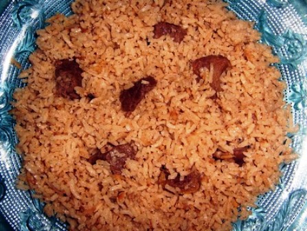 How to Make Kenya pilau rice with beef