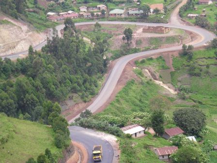 beautiful countryside to Lake Bunyonyi in Kabale