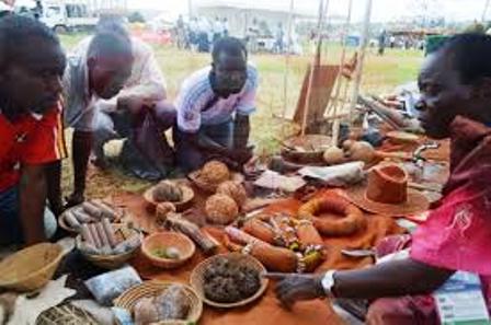 the traditional healer  from basoga tribe