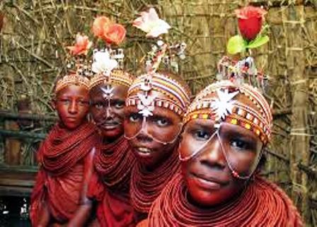 A typical traditional Karimojong marriage