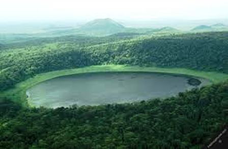 The Crater lake of Marsabit National reserve