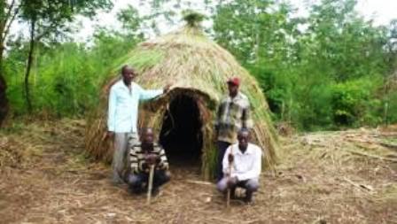 The Traditional house of the Hima people in africa