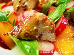 Kenya Chicken and Nectarine Salad