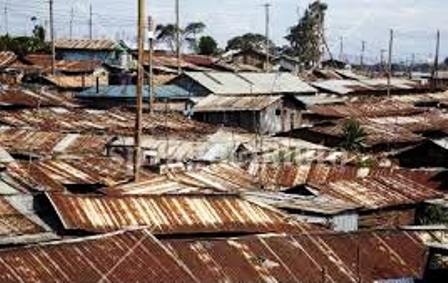 Kibera slum is home to nearly a million people.